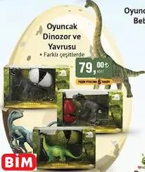 OYUNCAK DİNOZOR VE YAVRUSU